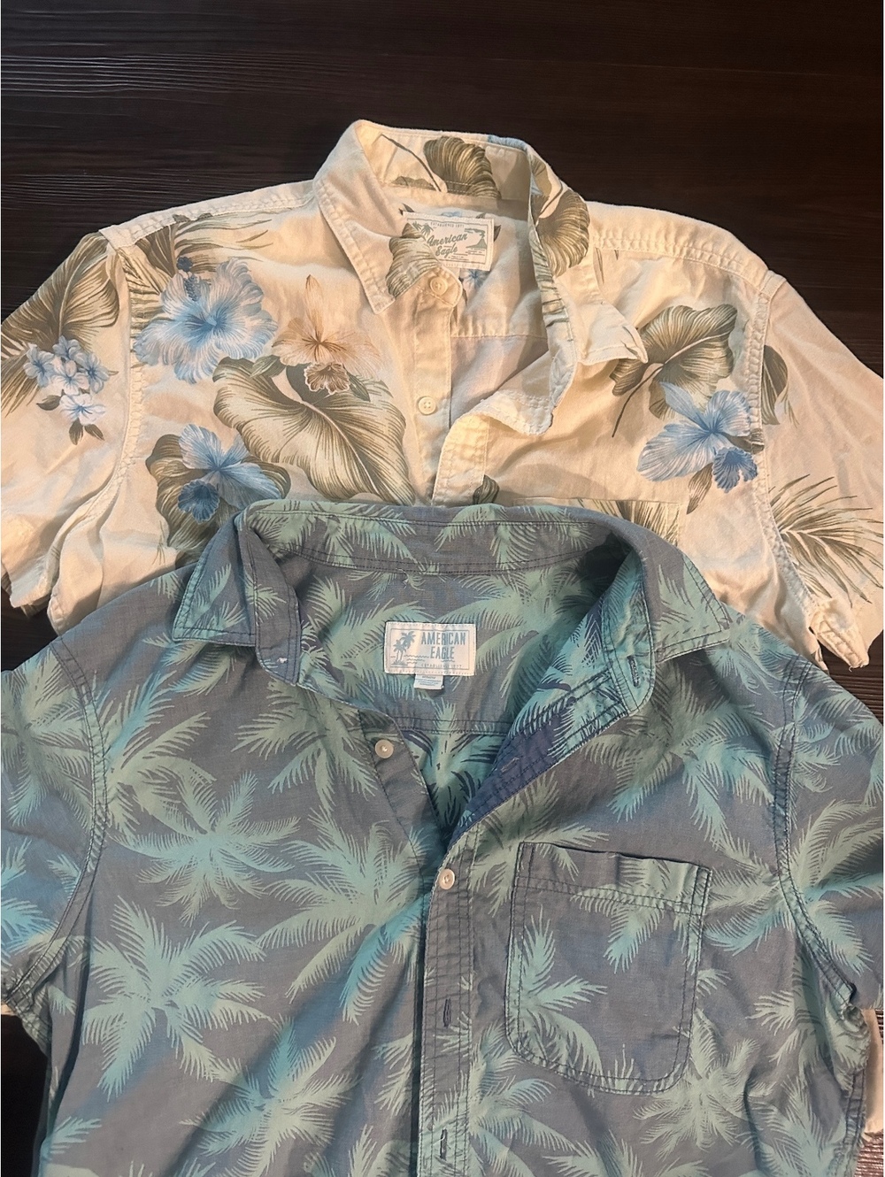 American eagle Hawaiian shirts set of 2